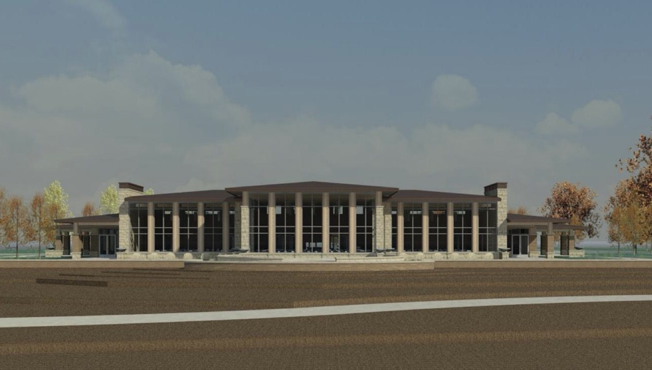 Lakeside elevation
